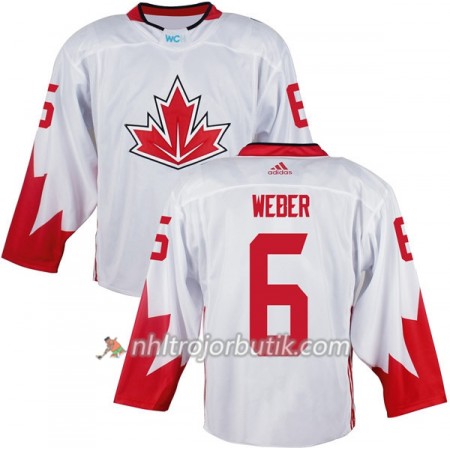 Kanada Tröja Shea Weber 6 World Cup 2016 Vit